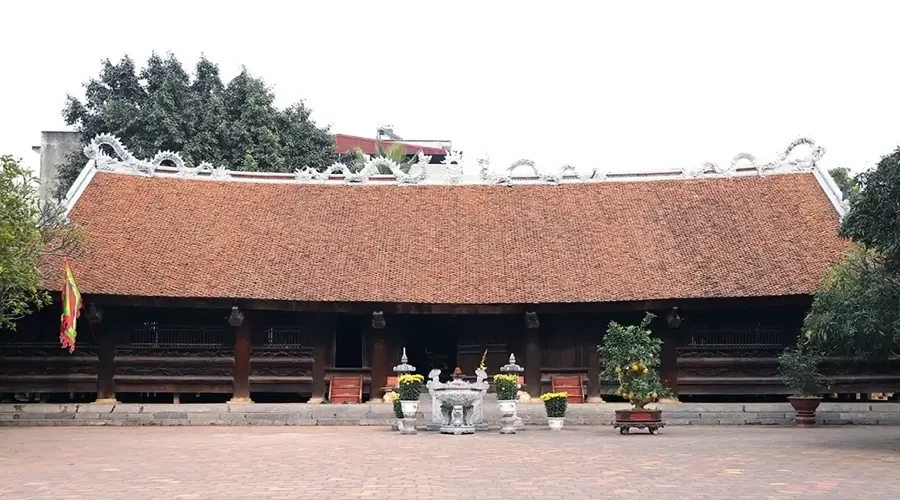 yard in Hang Kenh Communal House in Hai Phong