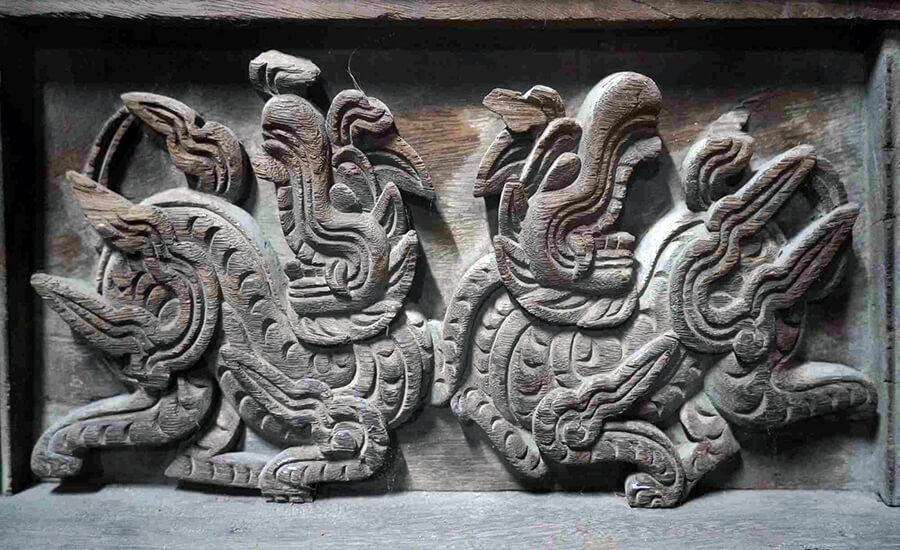 The communal house carved with nearly 400 dragons in Hai Phong