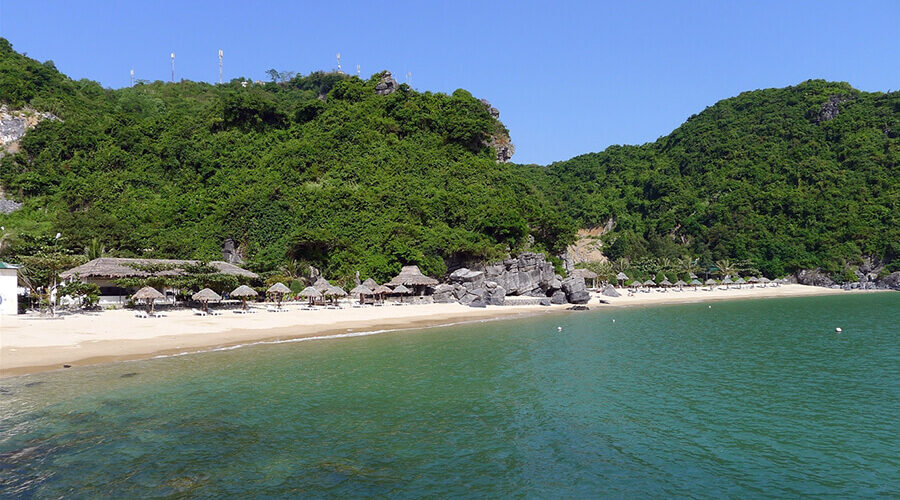 Monkey island in Cat Ba