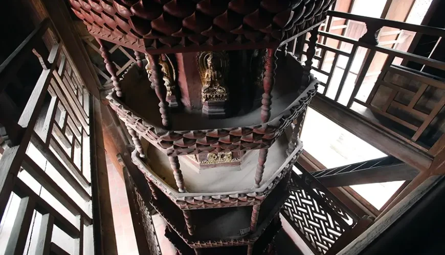 Nine-Story Lotus Tower