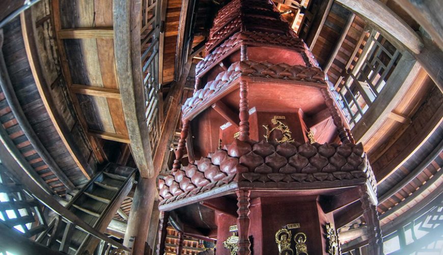 Nine-Story Lotus Tower - national treasure in But Thap pagoda