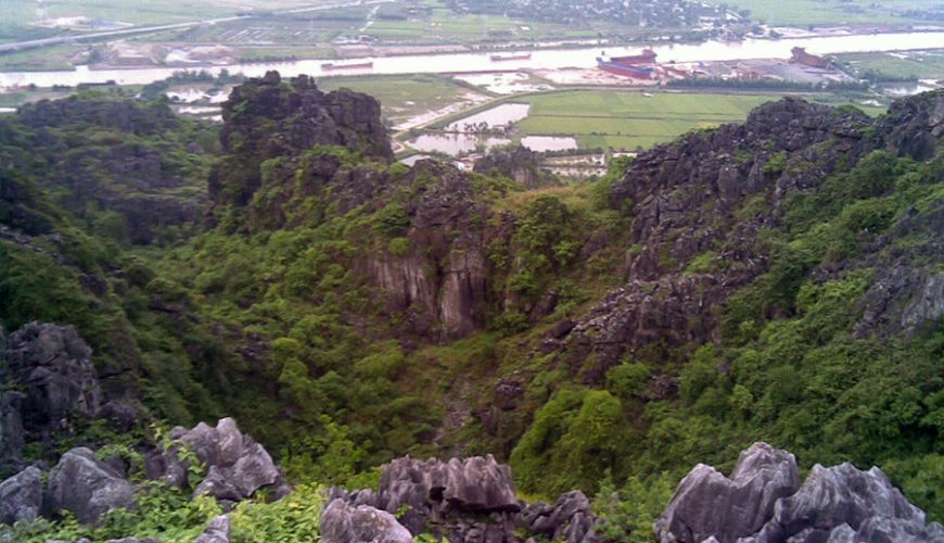 Voi (elephant) mountain in Hai Phong