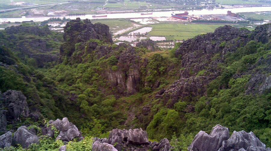 Voi (elephant) mountain in Hai Phong