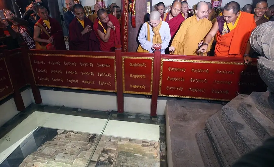 relic in Phat Tich Pagoda