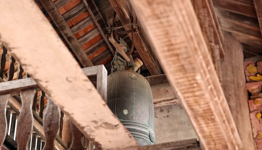 bell tower in Ba Danh Pagoda