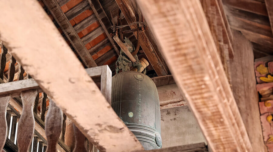 bell tower in Ba Danh Pagoda