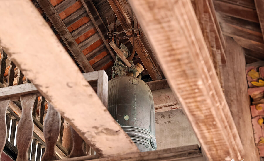 bell tower in Ba Danh Pagoda