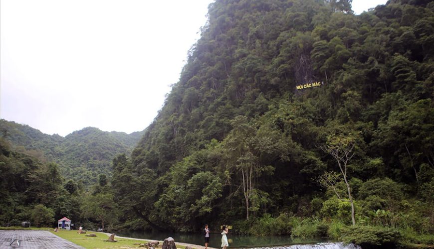 Karl Mark mountain in Pac Bo historical area