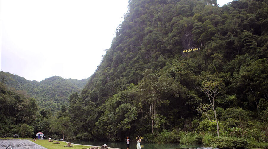 Karl Mark mountain in Pac Bo historical area