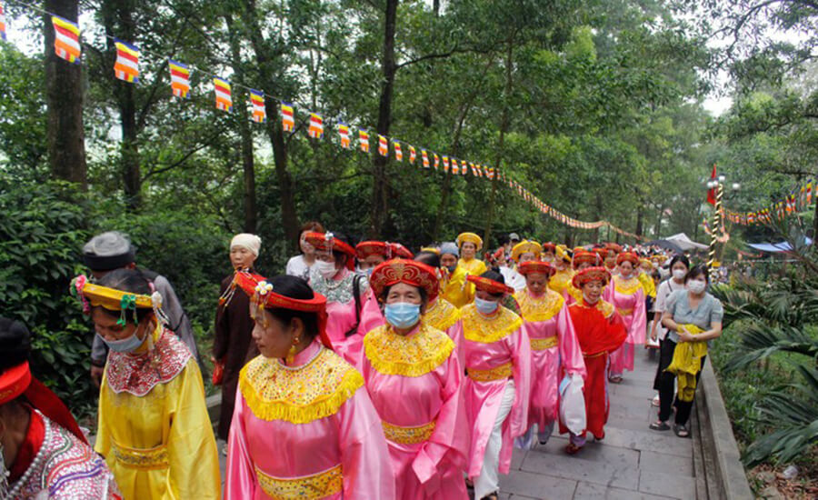 festival in Long Doi Pagoda