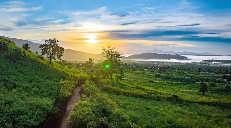 Fascinated by the wild beauty of Chu Dang Ya volcano