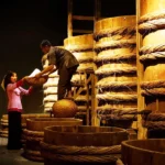 Fish sauce factory in Phu Quoc