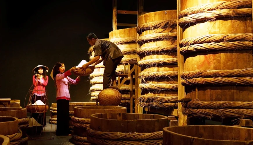 Fish sauce factory in Phu Quoc