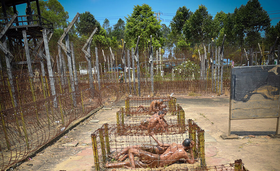 tiger cage in Phu Quoc Prison