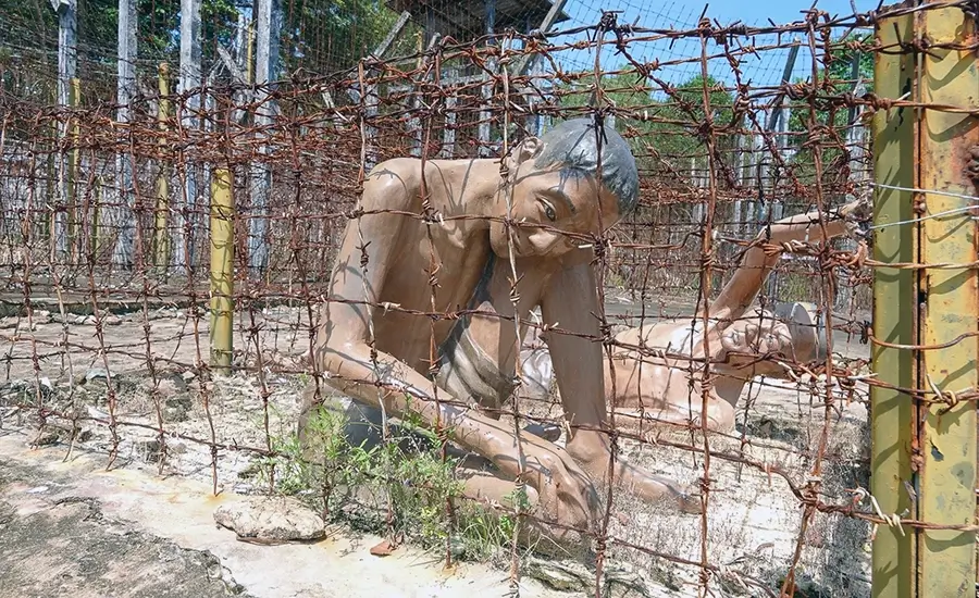 tiger cage in Phu Quoc prison