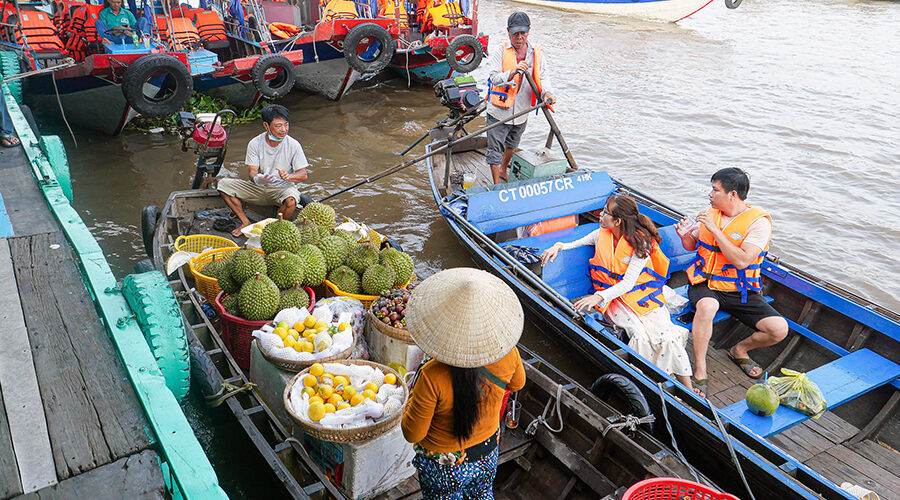 Mekong Delta region on the "cay beo"