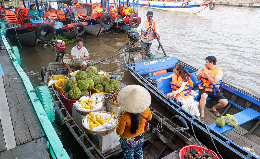 Mekong Delta region on the "cay beo"