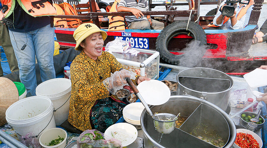 Mekong Delta region on the "cay beo"