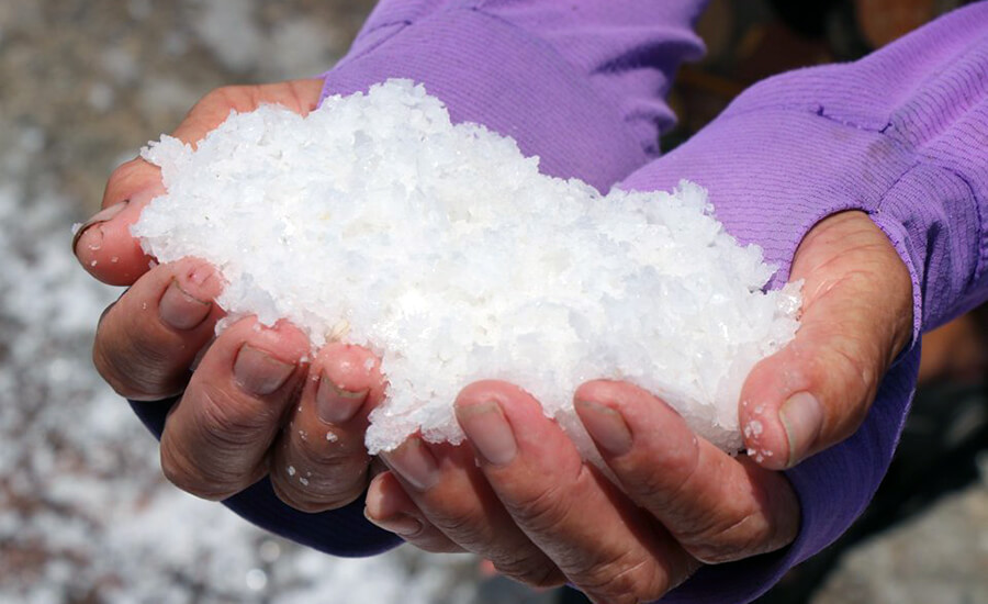 Ancient salt-making area