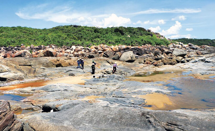 Ancient salt-making area