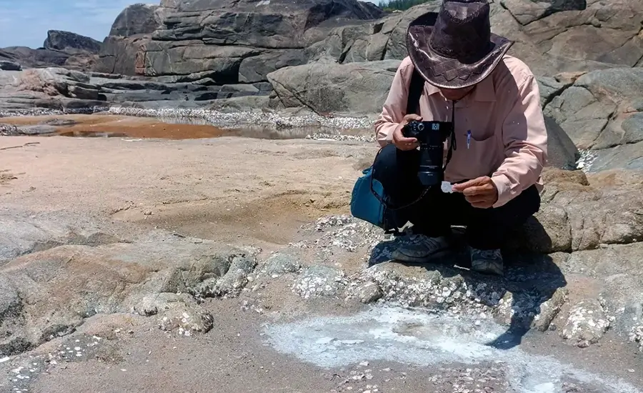 Ancient salt-making area