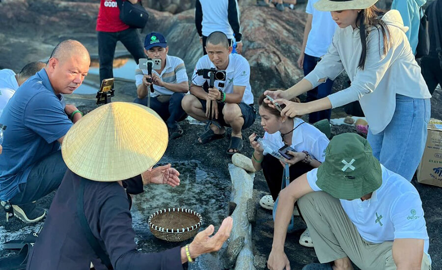 Ancient salt-making area