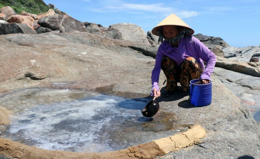 Ancient salt-making area