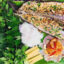 Grilled snakehead fish
