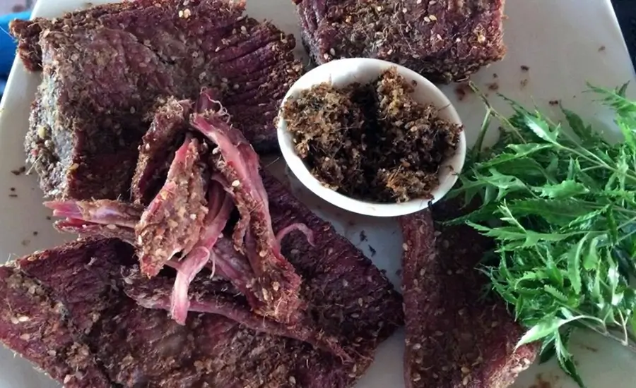 Beef in the sun and dew