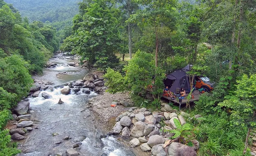 camping in Thai Nguyen
