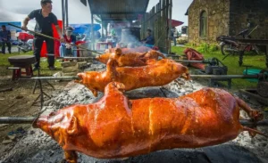 Roasted pork Lang Son