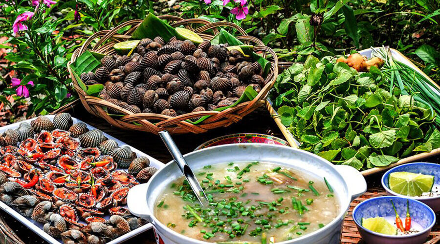 specialties in Thi Tuong lagoon, Ca Mau.