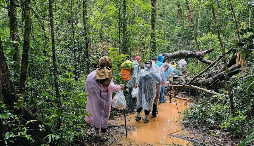 trekking in Bu Gia Map National Park