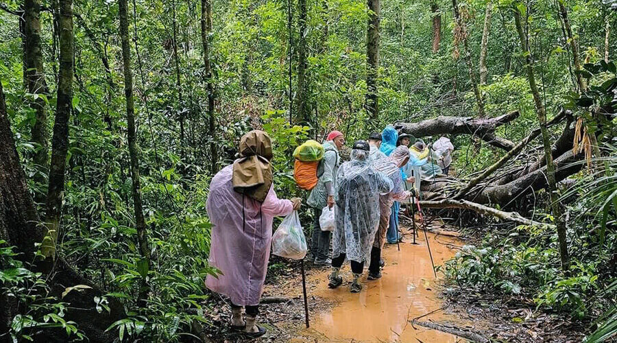 trekking in Bu Gia Map National Park