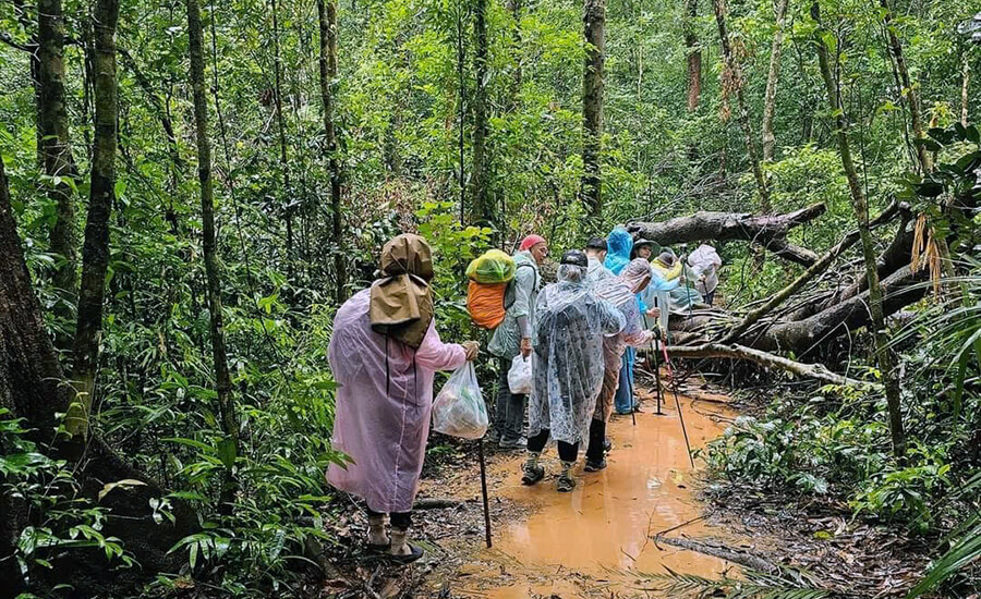 trekking in Bu Gia Map National Park
