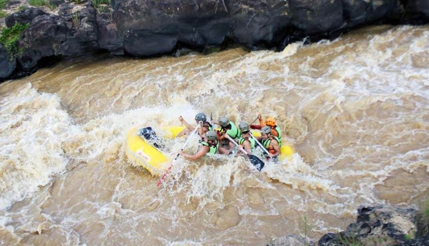 kayaking in Datanla Waterfall