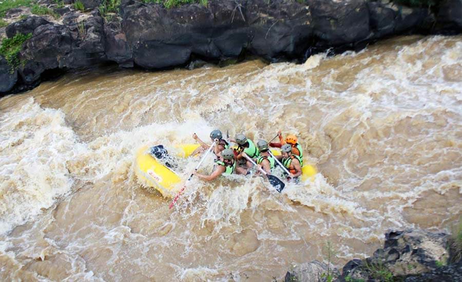 kayaking in Datanla Waterfall