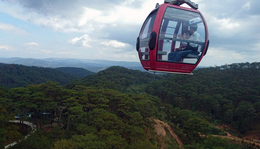 Cable car in Datanla Waterfall