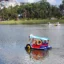 Duck paddle boat in Xuan Huong Lake