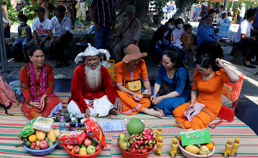 festival in Po Nagar tower