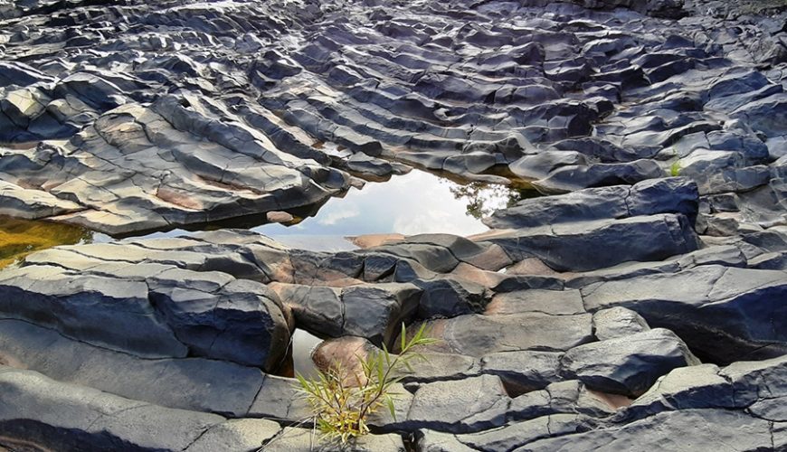 Ancient Stone Stream in Van village