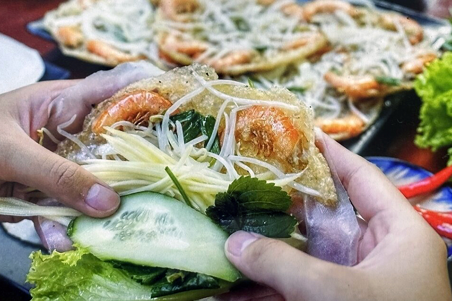 shrimp pancake
