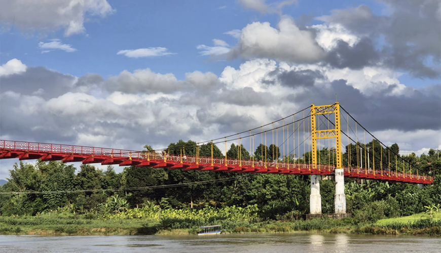Kon Klor suspension bridge