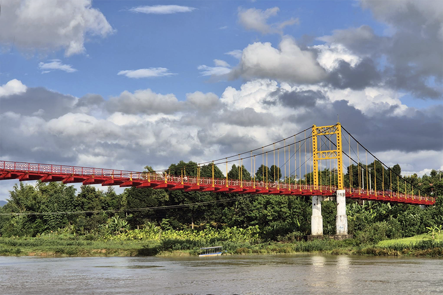 Kon Klor suspension bridge
