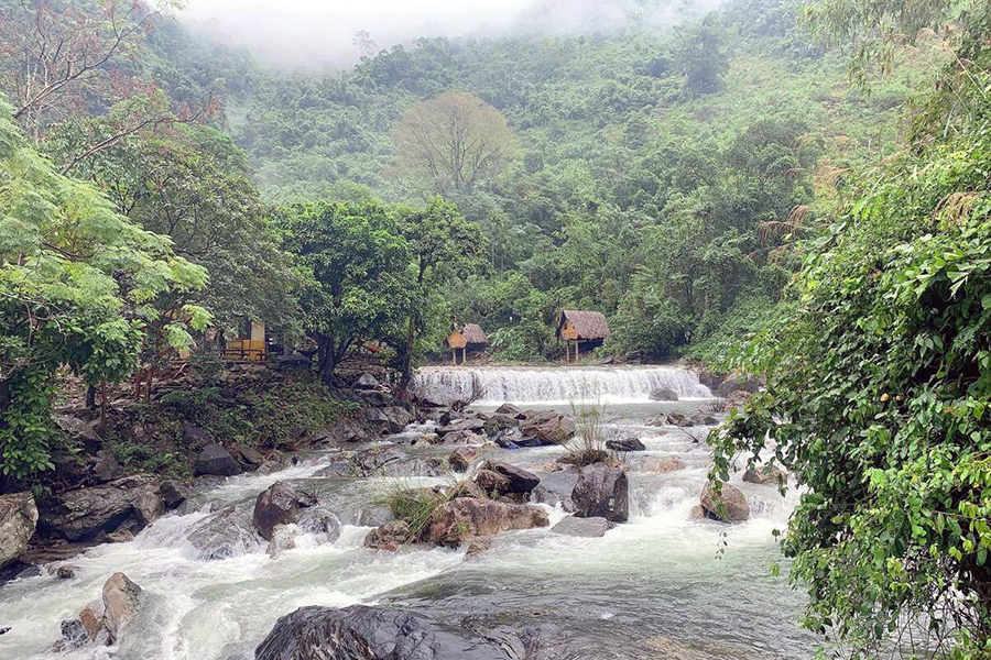 Minh Long White Waterfall