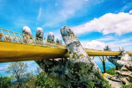 Golden Bridge in Ba Na Hills