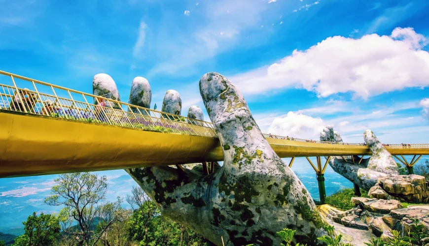 Golden Bridge in Ba Na Hills