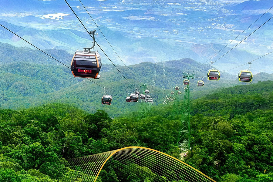 cable car to Ba Na Hills